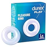 Durex Pleasure Ring - Dehnbarer Penisring aus angenehm weichem Silikon - Erotik Spielzeug für längeres und härteres Vergnügen, 1 Stück